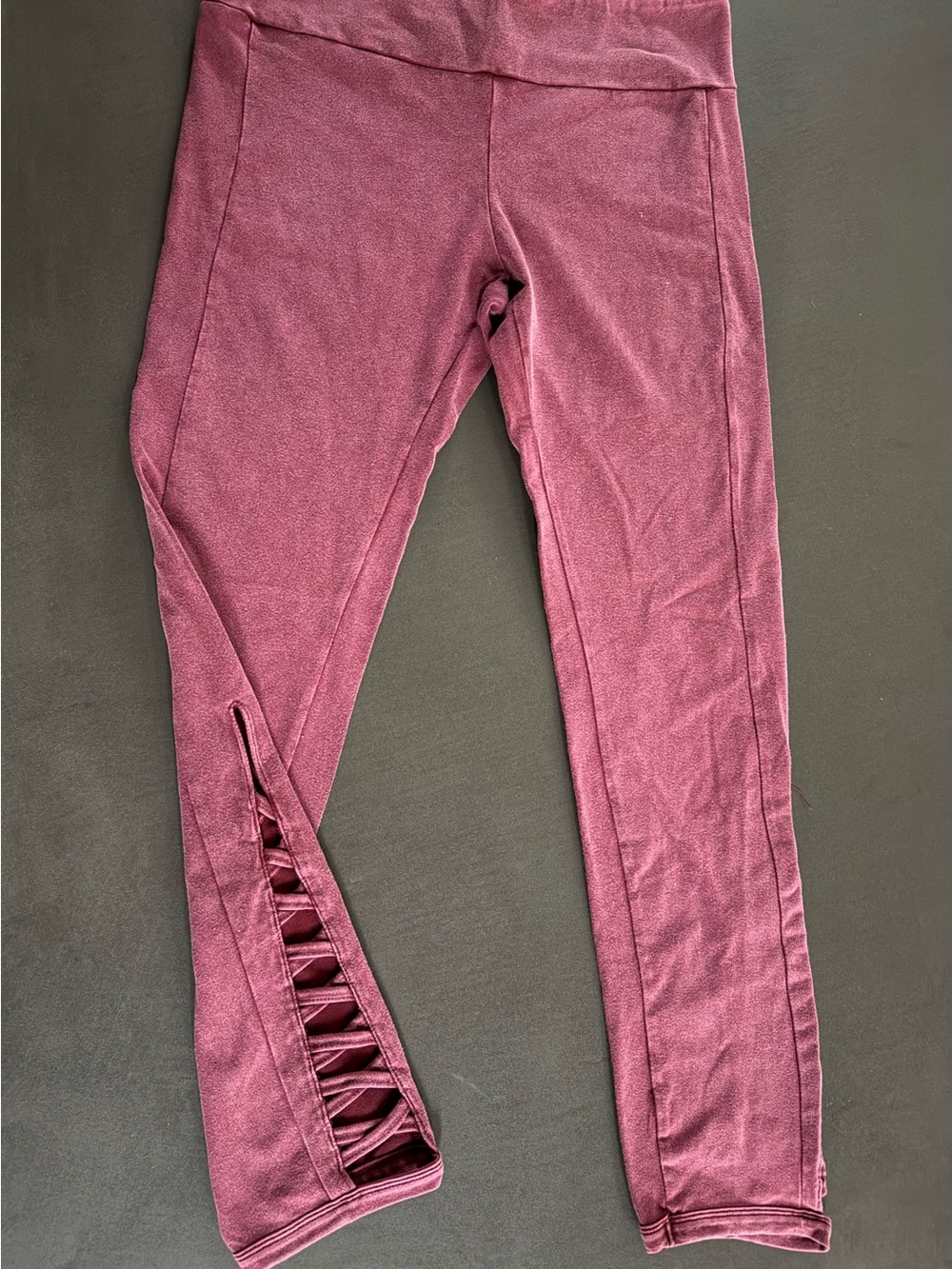 entro Deep Berry Stretch Leggings